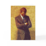 President John F Kennedy Fractal Portrait Picture cards