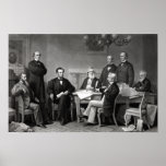 President Lincoln and His Cabinet Posters
