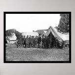 President Lincoln at Antietam 1862 Print