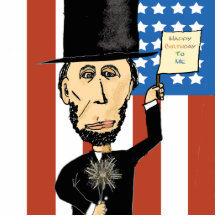 President Lincoln Happy Bday 2 Me Photo Sculpture