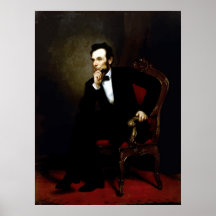President Lincoln Painting Print