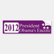 President Obama 2012 Bumper Sticker