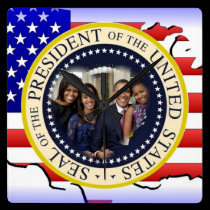 President Obama 2012 Re-election wall clocks