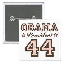 President Obama 44 Button
