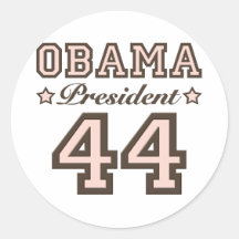 President Obama 44 Sticker