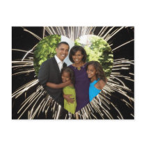 President Obama America's First Family Photo Postcards
