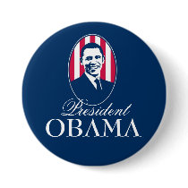 President Obama Pinback Buttons