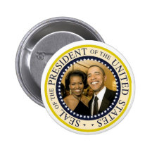 President Obama Commemorative Button
