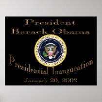 President Obama Commemorative  Poster