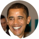 President Obama Commemorative Sculpture with Stand photo sculptures