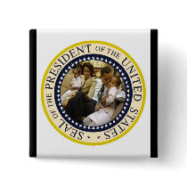President Obama Commerative Button