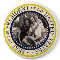 President Obama First Family Commemorative 6" Pins