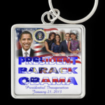 President Obama First Family Keepsake keychains