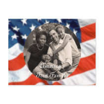 President Obama First Family Keepsake Postcard