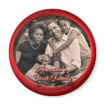 PRESIDENT OBAMA & FIRST FAMILY MAGNET