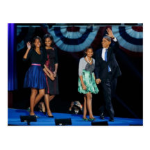 PRESIDENT OBAMA Historical Re-election Post Card