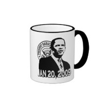 President Obama Inauguration BW Mugs