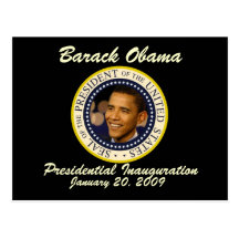 President Obama Inauguration Commemorative Postcard