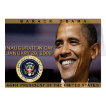 President Obama Inauguration Day Commemorative Greeting Cards