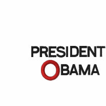 PRESIDENT OBAMA INAUGURATION EMBROIDERED T-SHIRT
