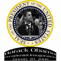 President Obama Inauguration Keepsake Acrylic Cut Outs