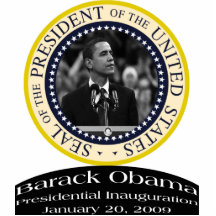 President Obama Inauguration Keepsake Acrylic Cut Outs