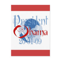 President Obama Inauguration Post Card