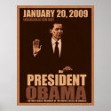 President Obama Inauguration Poster posters