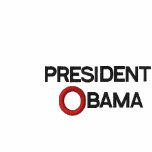 PRESIDENT OBAMA LONG SLEEVE X-MAX POLO SHIRT embroidered shirts