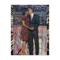 President Obama & Michelle Keepsake Postcards