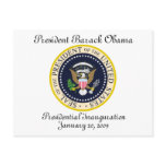 President Obama Presidential Inauguration Postcards