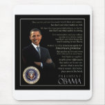 President Obama Quote mousepads