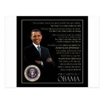 President Obama Quote Postcards