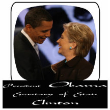President Obama Sec. of States Clinton Photo Sculpture