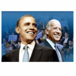 President Obama & Vice-President Biden Acrylic photo sculptures