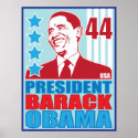 President Obama Vintage Poster posters