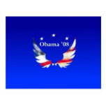 President Obama Wings Postcard