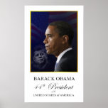 President Obama with John F Kennedy Poster posters