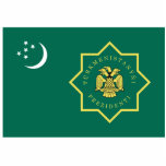 President Of Turkmenistan, Turkey flag photo sculptures