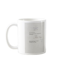President Richard M. Nixon Resignation Letter Coffee Mugs