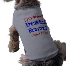 President Romney Doggy Clothes Pet Tee