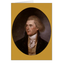 President Thomas Jefferson greeting cards