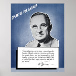 President Truman -- Speaking For America posters
