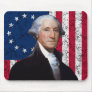 President Washington and The American Flag Mouse Pad