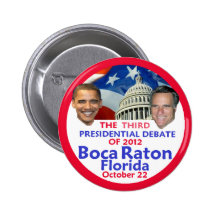 Presidential Debate Buttons