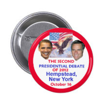 Presidential Debate Pinback Buttons