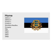 Presidential Estonia, Estonia Business Card Template