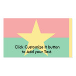 Presidential Standard Of Burkina Faso, Burkina Fas business cards