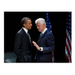 Presidents Barack Obama & Bill Clinton Post Card