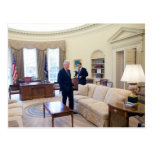 Presidents Barack Obama & Bill Clinton Postcard
